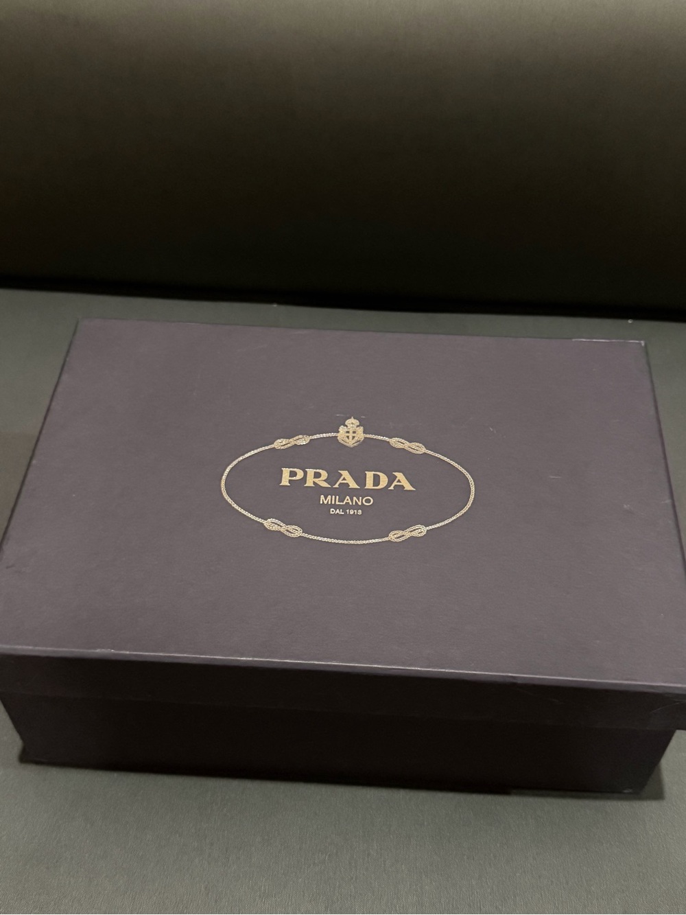 Prada White Leather Low-Top Sneakers with Logo Patch womens sneakers - Picture 15 of 16
